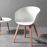 Arlo-A Modern Minimalistic Plastic Dining Chair